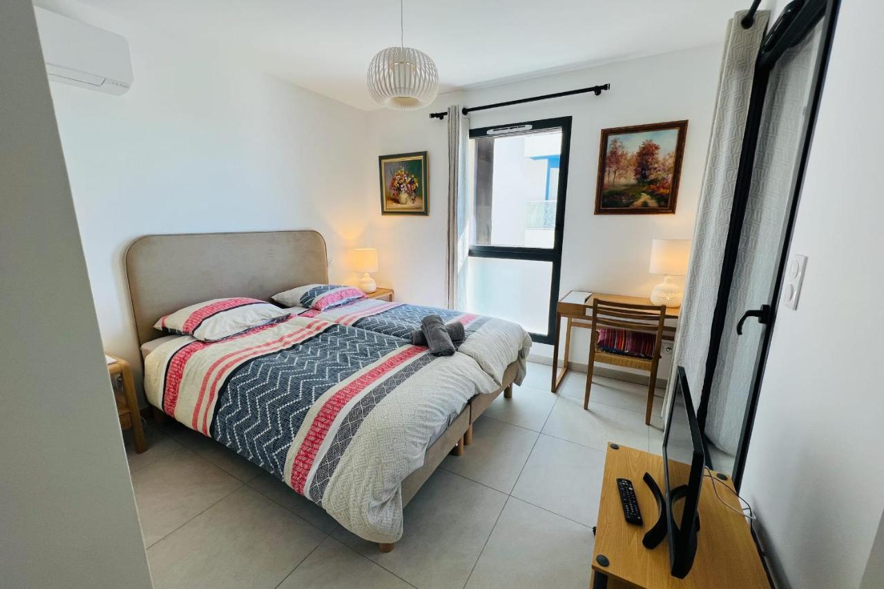 Villa Marie 1 - Superbe Appartement Climatise 2 Chambres Vue Mer Ле-Гро-дю-Руа Экстерьер фото