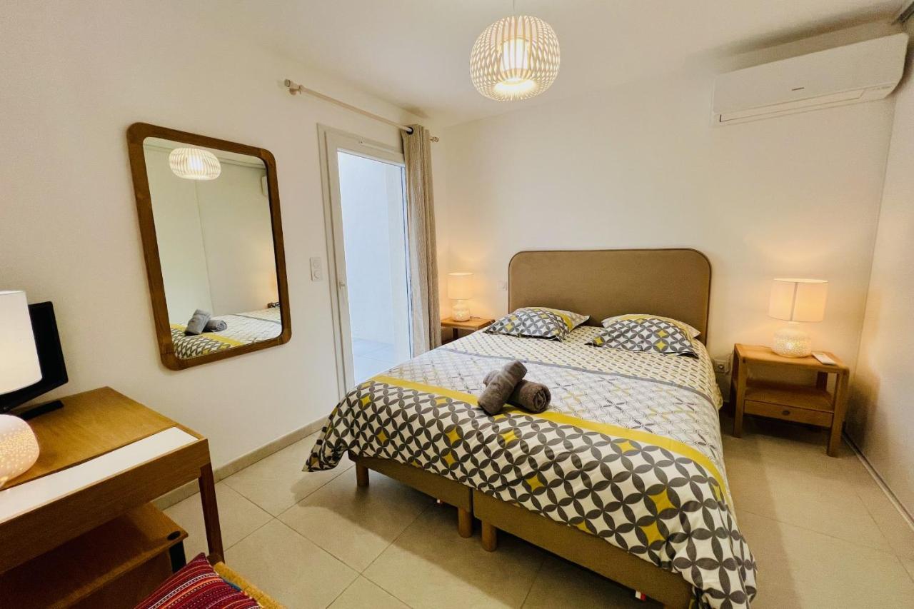 Villa Marie 1 - Superbe Appartement Climatise 2 Chambres Vue Mer Ле-Гро-дю-Руа Экстерьер фото