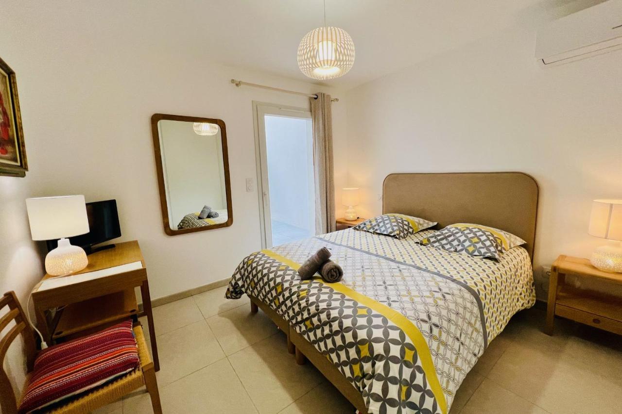 Villa Marie 1 - Superbe Appartement Climatise 2 Chambres Vue Mer Ле-Гро-дю-Руа Экстерьер фото
